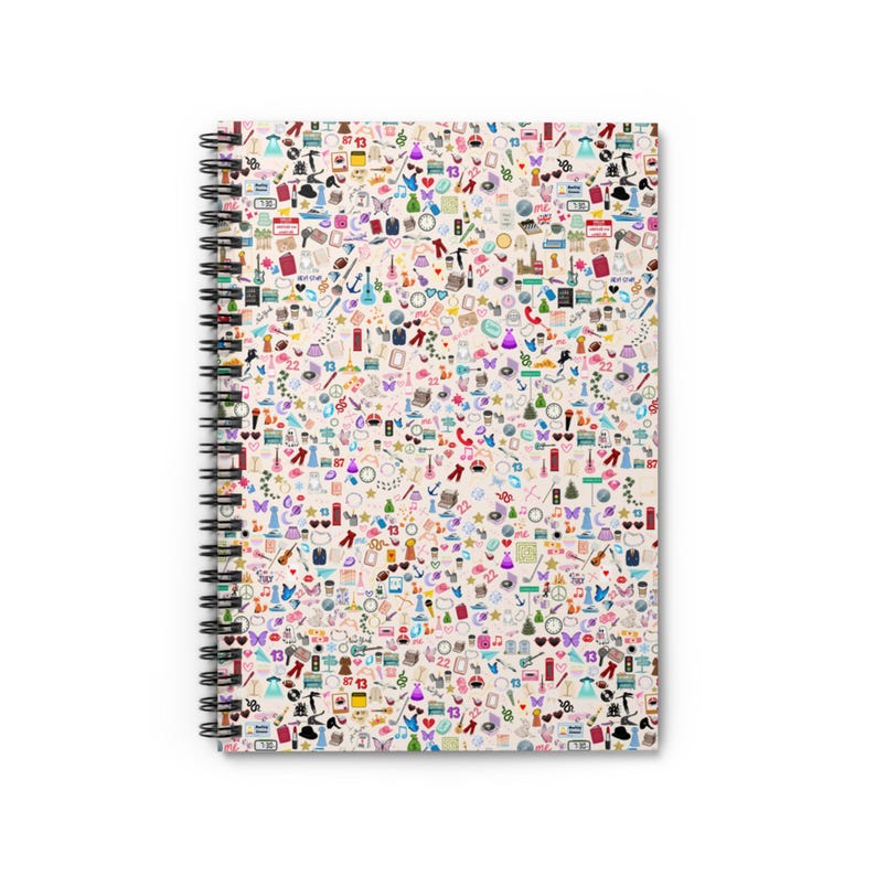 Taylor Notebook Swift Journal Pink Spiral Notebook Tay Era Icons Swifti Back to School Accessories Best Friend Cute School Supplies Diary image 5