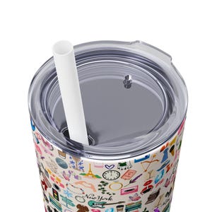 Taylor Tumbler. Swifti Water bottle Eras Inspired Showgirl Teen gift for Tay Fans 20oz Skinny Stainless Steel Cute Water Bottle with Straw image 6