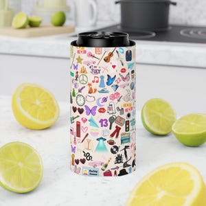 Taylor Coozie Swift Gifts for Her Tay Gift Can Cooler Cute Coozies for Her Dopamine Decor Cute Cocktail Accessories Seltzer Can Coozie