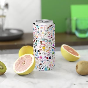 Tay Coozie Slim Can Cooler Swift Koozie Seltzer Cover Swifty Gifts for her Drink Can cover Skinny Coozie Tay Themed Rep Gifts Era