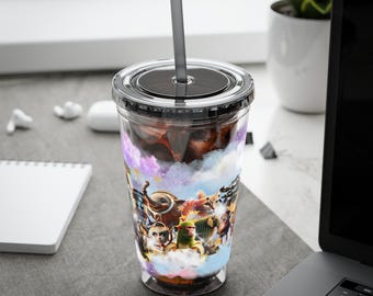 Italian Brainrot Tumbler Funny Meme Cup TikTok Trendy Teen Gifts Teen Brain rot water bottle back to School teen boy birthday party cups