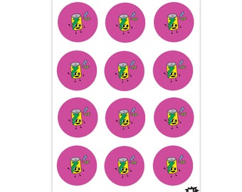 Cola Scented Scratch & Sniff Stickers Pack of 24