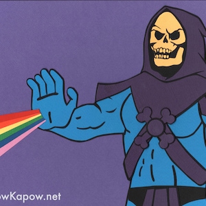 Skeletor // MOTU // Collage Art Print