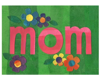 Mother's Day Card // Collage Art