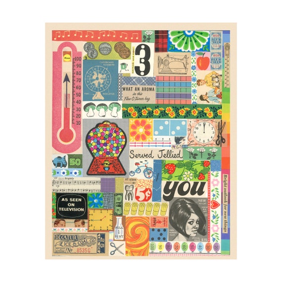 Collage Art Print Collage Art Print