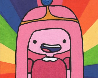 Bubblegum Princess // Adventure Time Fan Art Print