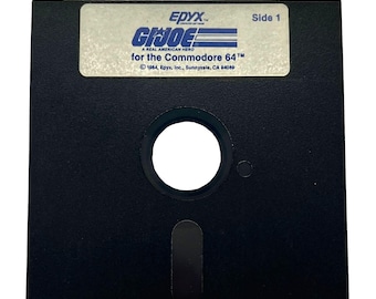 G.I. Joe A Real American Hero Commodore 64 C64 Floppy Disk Game Epyx Vintage