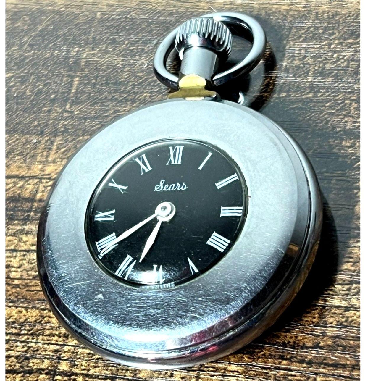 Vintage Sears Pocket Watch - Etsy