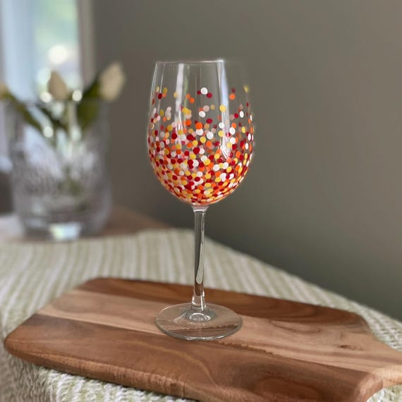 pink wine glass Flower-Designed Asymmetric Aesthetic Glass