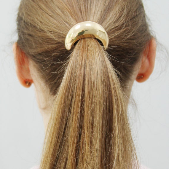 FAT HAIR TIE IBIZA BLUE W/GOLD FAT HAIR TIE IBIZA BLUE W/GOLD