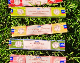 Incense Sticks ~ Satya | Spiritual Incense | Energy Cleansing & Relaxation | Meditation - Ritual Use
