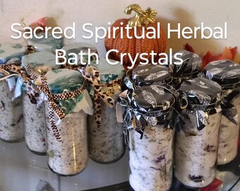 Sacred Herbal Spiritual Bath Crystals