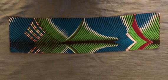 Vintage African Print Fabric - Cotton Ethnic Scar… - image 6