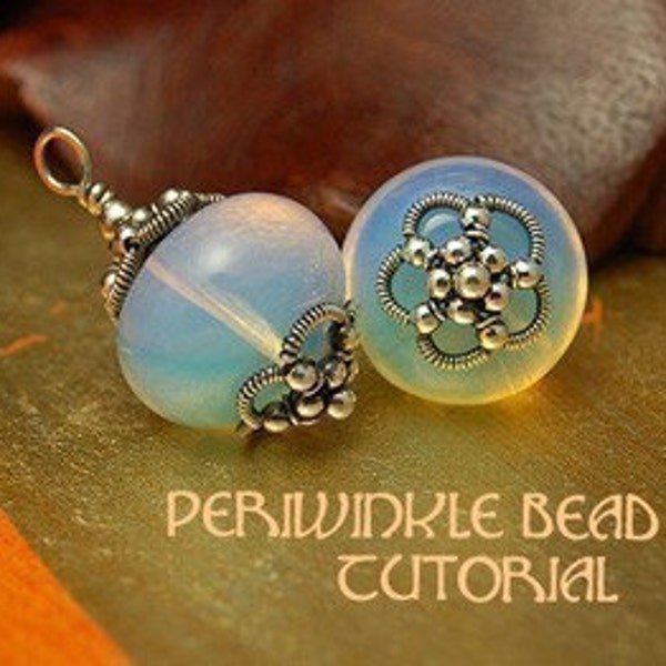 Periwinkle Bead Cap Tutorial