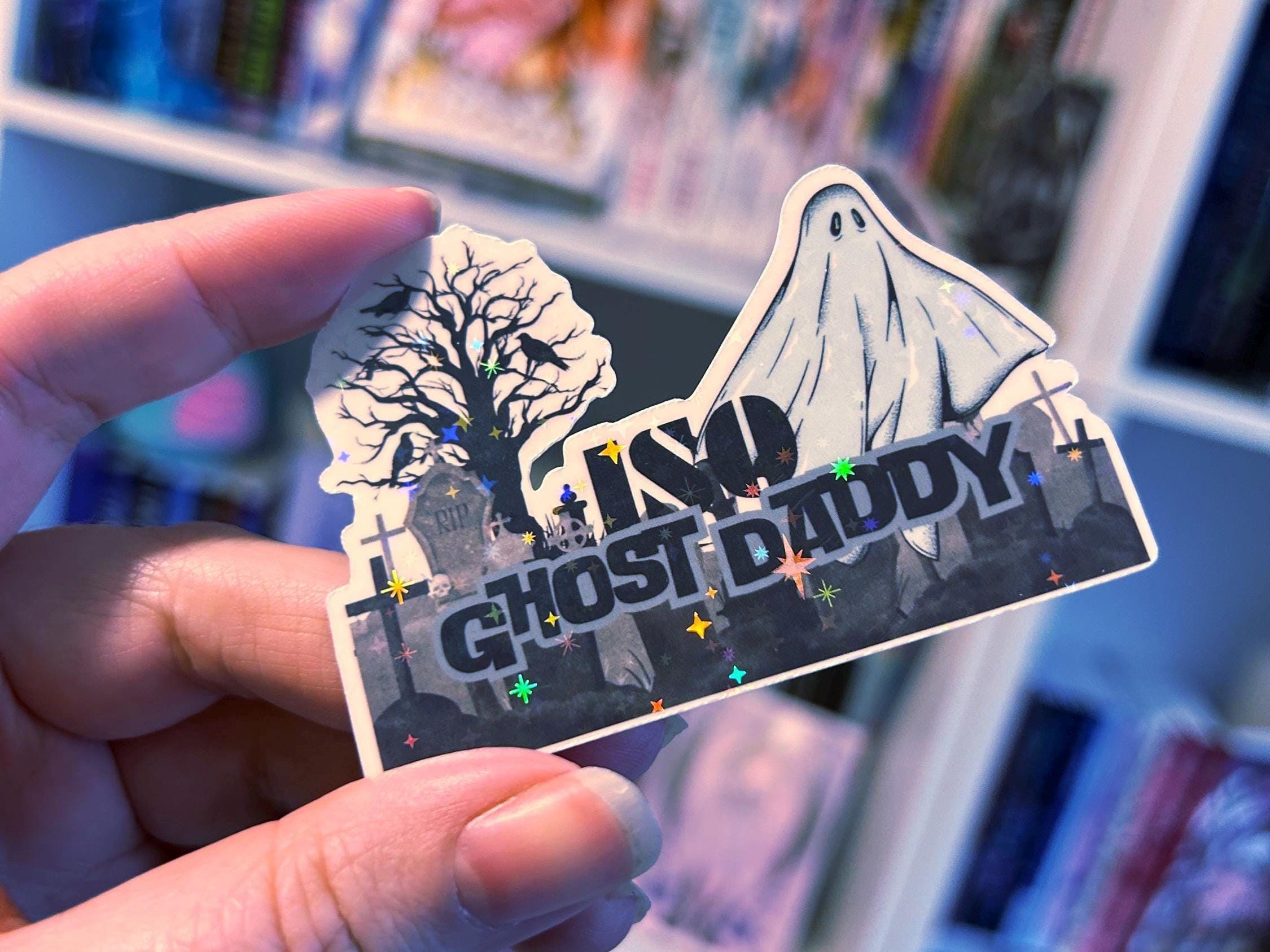 ISO Ghost Daddy Glossy Vinyl Sticker, Monster Romance - Etsy