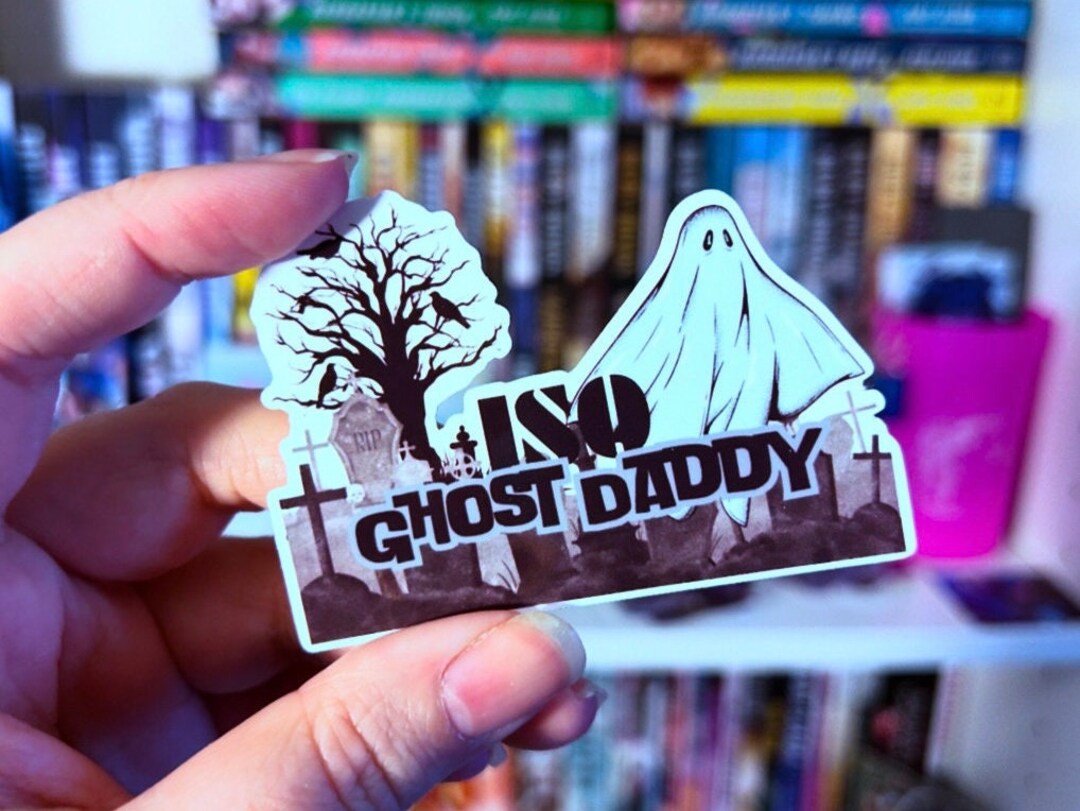 ISO Ghost Daddy Glossy Vinyl Sticker, Monster Romance - Etsy