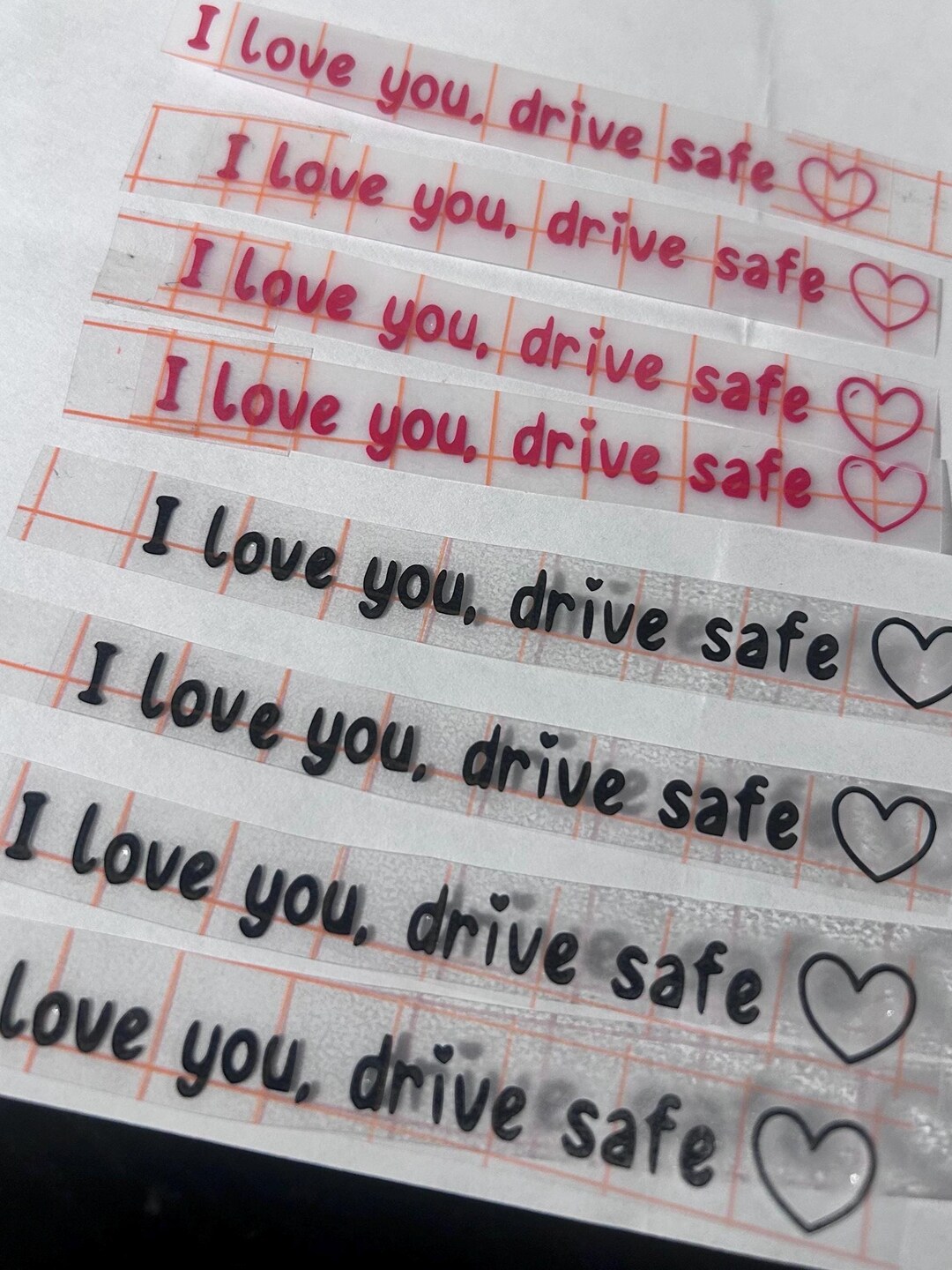 I Love You Be Safe Decal - Decal for Cars, Laptop, Vehicle, and Custom ...
