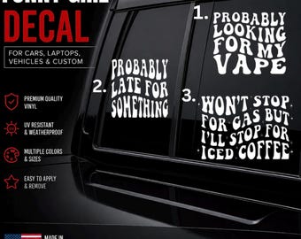 Cute Funny Girl Decal - Car, Laptop Vinyl Sticker