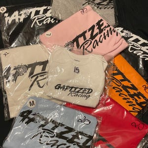 Camisetas de carreras Gaptized: vinilos personalizados/camisetas