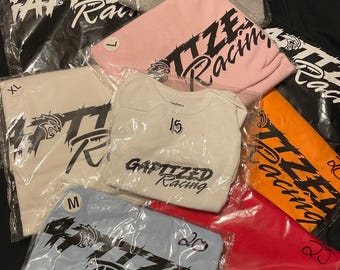 Gaptized Racing T-Shirts -Custom vinyl merch/ T-Shirts