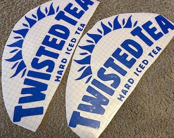 Twisted Tea Decal - Decal for Cars, Laptop, Vehicle, and Custom.