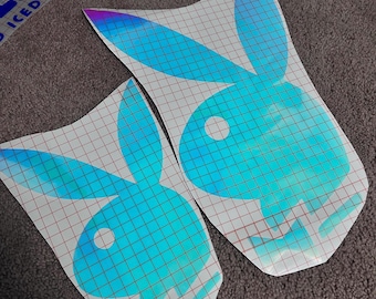 Play Boy Bunny’s Decal - Decal for Cars, Laptop, Vehicle, Custom. Sizes are in HEIGHT not WIDTH!