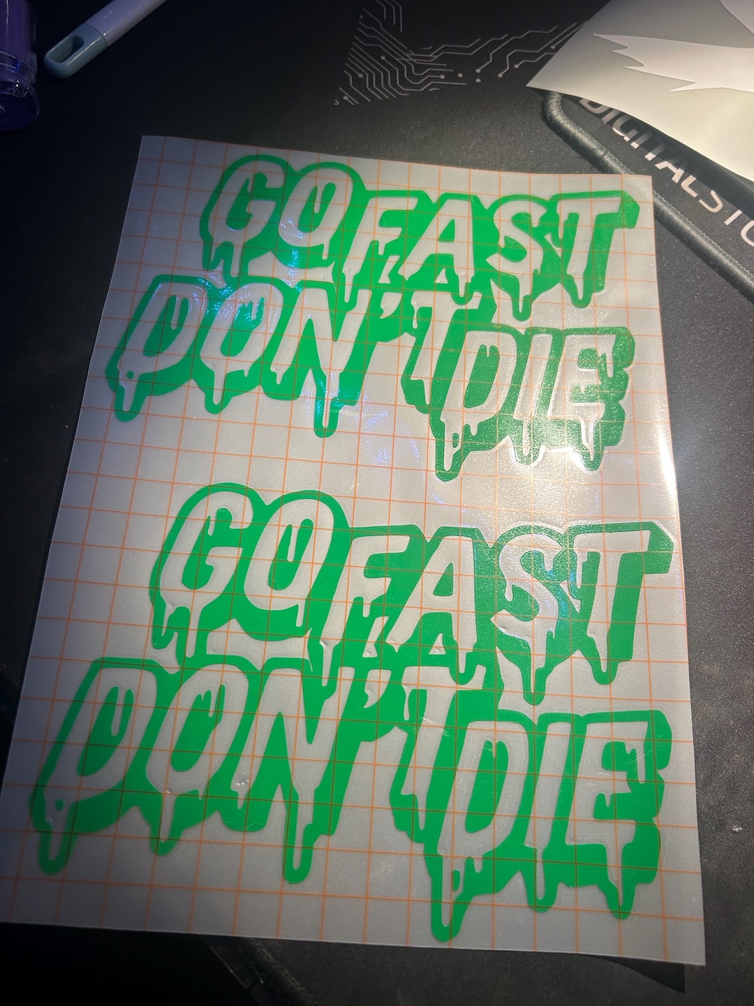 Go Fast Don't Die Decal - Decal for Cars, Laptop, Vehicle, and Custom ...