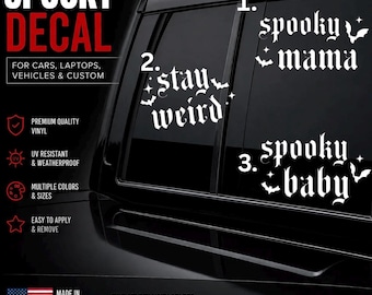 Stay Weird Decal - Decal for Cars, Laptop, Vehicle, and Custom.