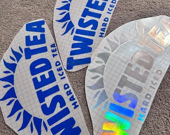 Twisted Tea Decal - Decal for Cars, Laptop, Vehicle, and Custom.