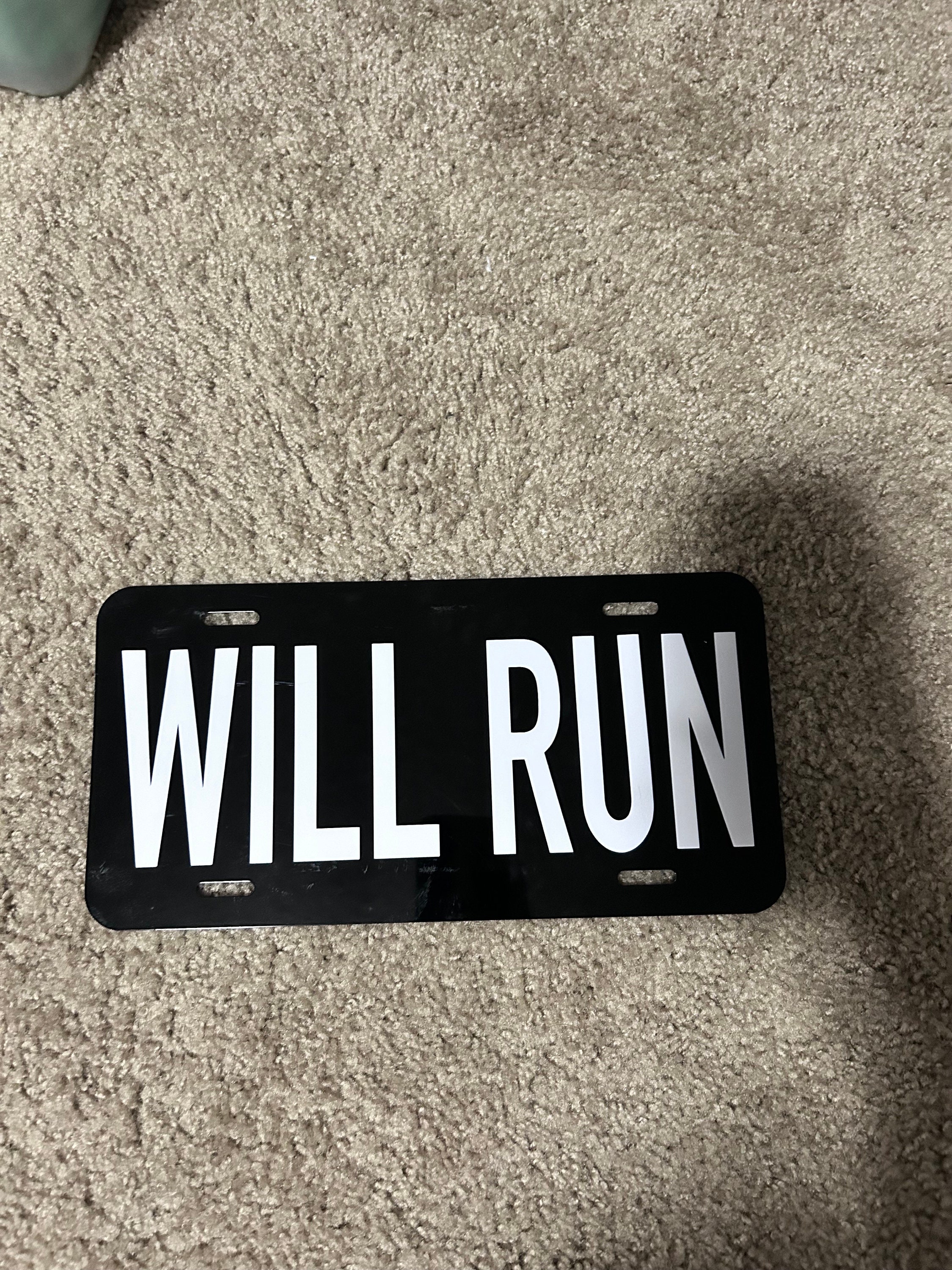 Run a license plate discount
