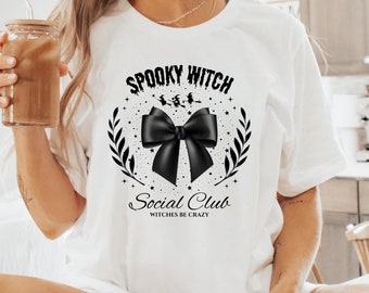 Spooky Witch Social Club Png, Coquette Halloween Png, Halloween Png, Gothic Halloween Png, Spooky Season Png, Witch Png, Sublimation Designs