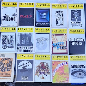 15 Stück Theaterstücke vom New Yorker Theater aus den 1990er Jahren