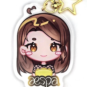 Aespa KPOP Keychains SUPERNOVA - Giselle, Karina, Winter, Ningning