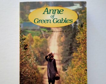 ANNE of GREEN GABLES - Livre vintage à couverture souple - Lucy Maude Montgomery - Livre classique pour enfants - Nimbus Publishers Canada - 1998