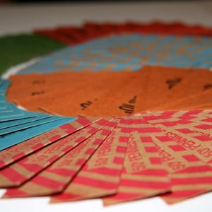 Vintage Coin Wrappers Huge Supplies Lot - Ephemera - Papergoods - Journal making - 1950s thru 1980s- Scrapbooking - Crafting - Counting