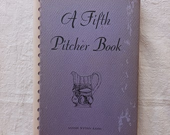 Vintage Glass Book: The Fifth Pitcher Book - EPHEMERA - Junk Journal Supplies, Illustrations,  Cut Glass, Etched,