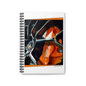 Supercar Spiral notebook, Lamborghini notebook, back to school, gifts for him, car guy gifts, Lamborghini Accessories, Lamborghini book