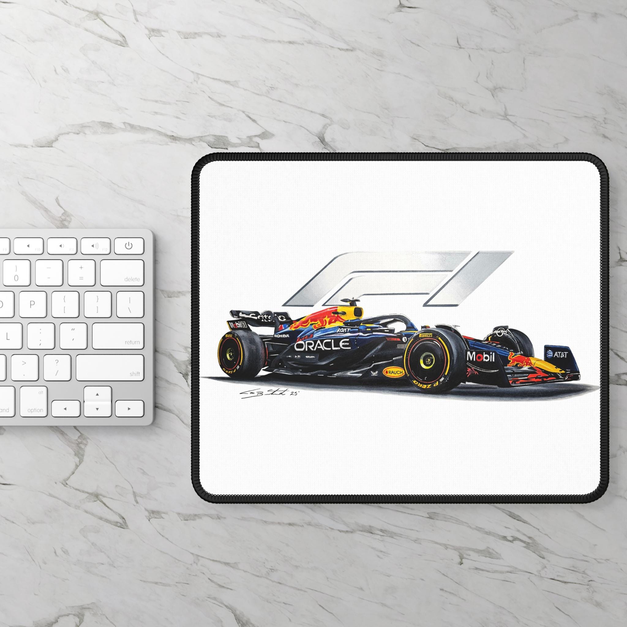 Racecar 1 Mouse Pad: RB21 Fine Art Gaming Accessory - Etsy