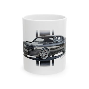 Ford GT 500 Ceramic coffee Mug, Ford car coffee mug, Gift for Him, Ford car Lover, Muscle car coffee mug, Ford GT500 Car Decor, 11oz, 15oz