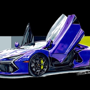 Lamborghini Poster wall art, supercar poster, car guy art, custom car art, automotive art, Fine Art Posters, poster, Lamborghini wall decor