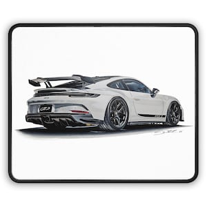 Supercar accessories, mouse pad, Porsche mouse pad, car mouse pad, car guy gift, Porsche gifts, automotive art, Supercar mouse pad, office