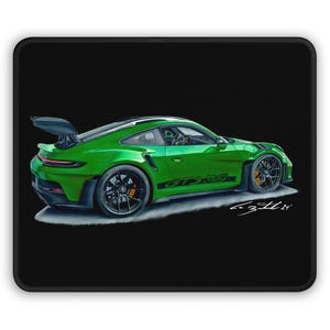 Supercar GT3-RS, mouse pad, mouse pad art, supercar art, car guy art, office art, car art, automotive art, gifts for him , Gaming Mouse Pad,