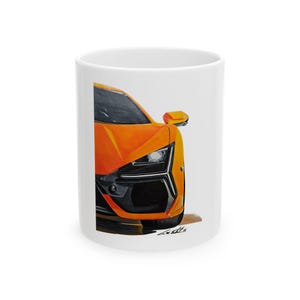 Lamborghini Supercar Ceramic coffee Mug, Lamborghini coffee mug, Gift for Him, Supercar Lover, Supercar coffee mug, Lambo Decor, 11oz, 15oz