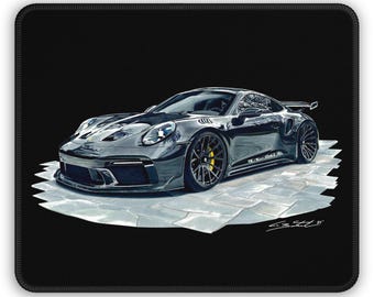 Accessori per supercar, tappetino per mouse, tappetino per mouse Porsche, tappetino per mouse per auto, regalo per amanti delle auto, regali Porsche, arte automobilistica, tappetino per mouse per supercar, ufficio