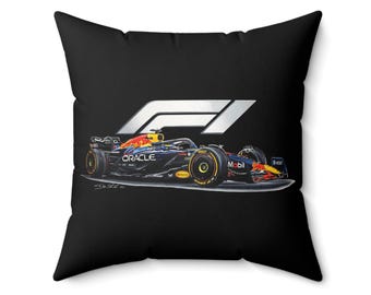 Racecar  1 Racecar Pillow: F1 Home Decor for Auto Enthusiasts