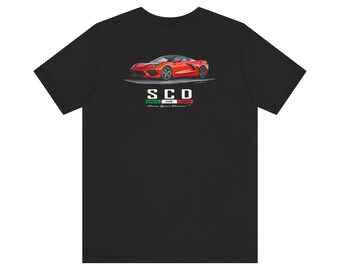 C8 Supercar T-Shirt, Supercar Graphic Tee, Car Enthusiast Gift