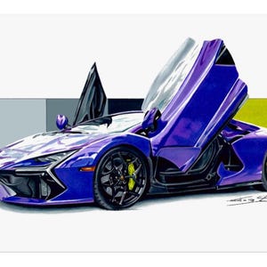 Lamborghini Poster wall art, supercar poster, car guy art, custom car art, automotive art, Fine Art Posters, poster, Lamborghini wall decor