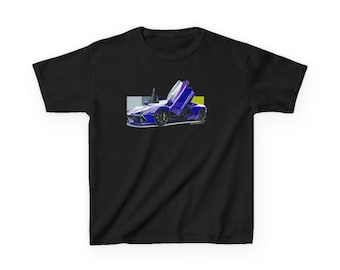 スーパーカー幼児用Tシャツ：ランボルギーニのグラフィックTシャツ
