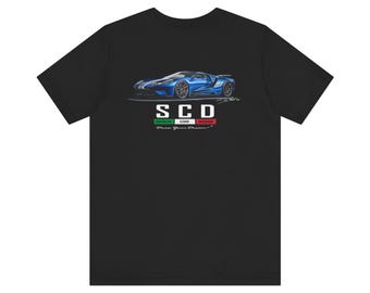 Got-40 Supercar Art T-Shirt, Geschenk für Auto-Enthusiasten
