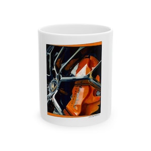 Lamborghini Supercar Ceramic coffee Mug, Lamborghini coffee mug, Gift for Him, Supercar Lover, Supercar coffee mug, Lambo Decor, 11oz, 15oz